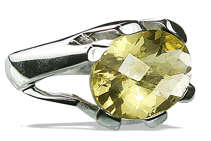 SKU 13697 - a Lemon quartz rings Jewelry Design image