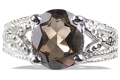 SKU 13702 - a Smoky Quartz rings Jewelry Design image