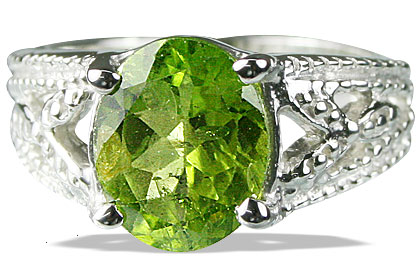 SKU 13707 - a Peridot rings Jewelry Design image