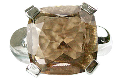 SKU 13711 - a Smoky Quartz rings Jewelry Design image