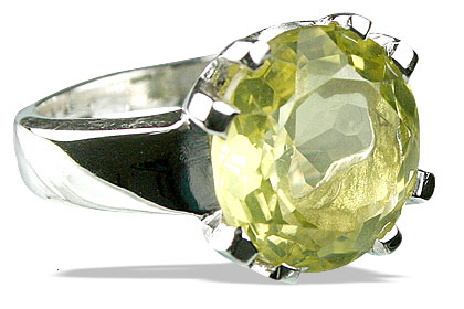 SKU 13772 - a Lemon quartz rings Jewelry Design image