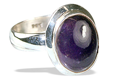 SKU 13864 - a Amethyst rings Jewelry Design image