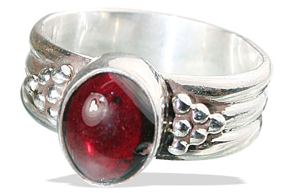 SKU 13866 - a Garnet rings Jewelry Design image