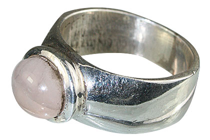 SKU 13869 - a Rose quartz rings Jewelry Design image
