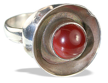 SKU 13875 - a Carnelian rings Jewelry Design image