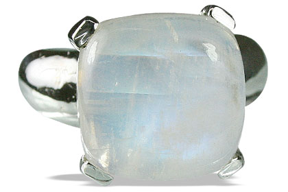 SKU 14126 - a Moonstone rings Jewelry Design image
