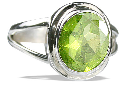 SKU 14133 - a Peridot rings Jewelry Design image