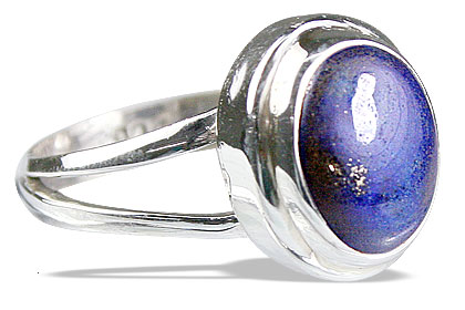 SKU 14134 - a Lapis lazuli rings Jewelry Design image
