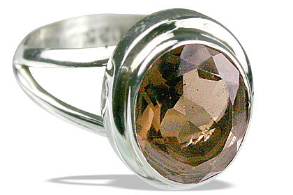 SKU 14145 - a Smoky Quartz rings Jewelry Design image