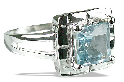 SKU 14148 - a Blue topaz rings Jewelry Design image