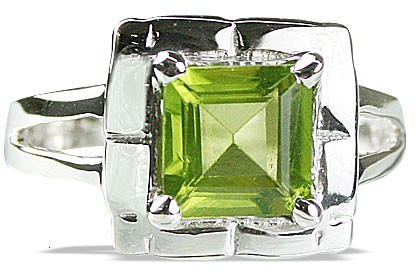 SKU 14149 - a Peridot rings Jewelry Design image