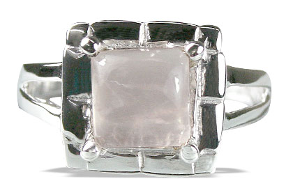 SKU 14151 - a Rose quartz rings Jewelry Design image