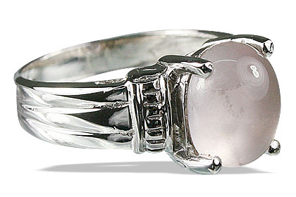 SKU 14153 - a Rose quartz rings Jewelry Design image