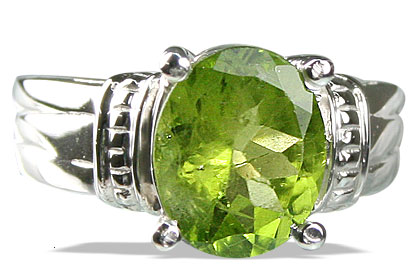 SKU 14157 - a Peridot rings Jewelry Design image