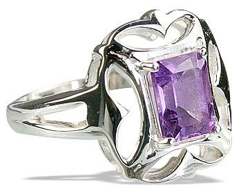 SKU 14159 - a Amethyst rings Jewelry Design image