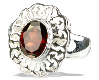 SKU 14164 - a Garnet rings Jewelry Design image