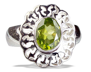 SKU 14168 - a Peridot rings Jewelry Design image