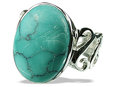 SKU 14174 - a Turquoise rings Jewelry Design image