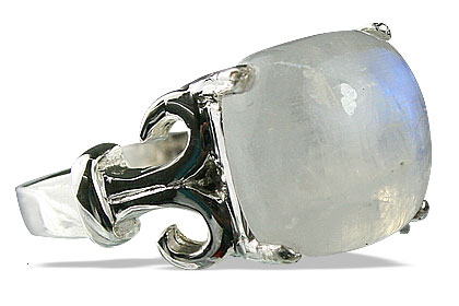 SKU 14183 - a Moonstone rings Jewelry Design image