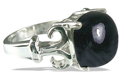SKU 14190 - a Onyx rings Jewelry Design image