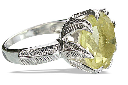 SKU 14194 - a Lemon quartz rings Jewelry Design image