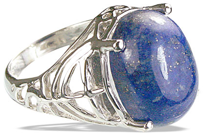 SKU 14200 - a Lapis lazuli rings Jewelry Design image