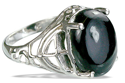 SKU 14202 - a Onyx rings Jewelry Design image
