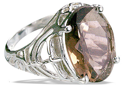 SKU 14205 - a Smoky Quartz rings Jewelry Design image