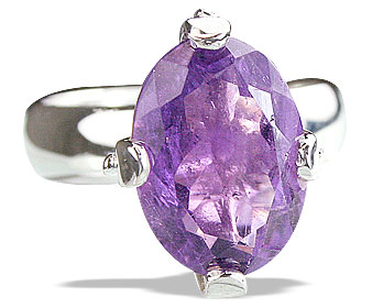 SKU 14215 - a Amethyst rings Jewelry Design image