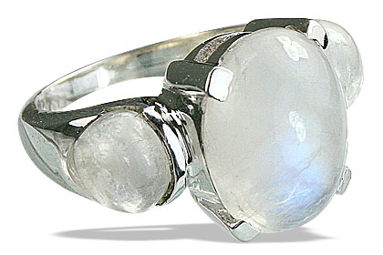SKU 14219 - a Moonstone rings Jewelry Design image