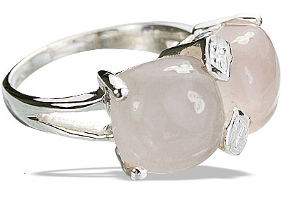 SKU 14225 - a Rose quartz rings Jewelry Design image