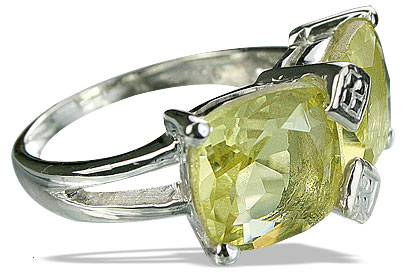SKU 14226 - a Lemon quartz rings Jewelry Design image