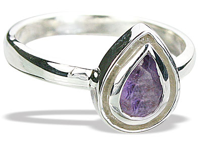 SKU 14244 - a Amethyst rings Jewelry Design image