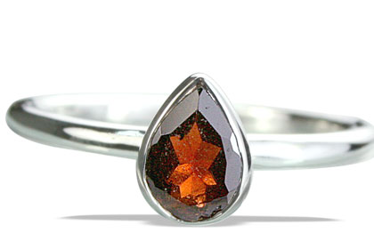 SKU 14245 - a Garnet rings Jewelry Design image