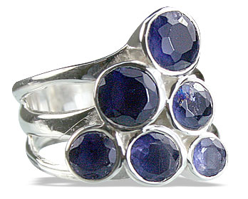 SKU 14251 - a Iolite rings Jewelry Design image