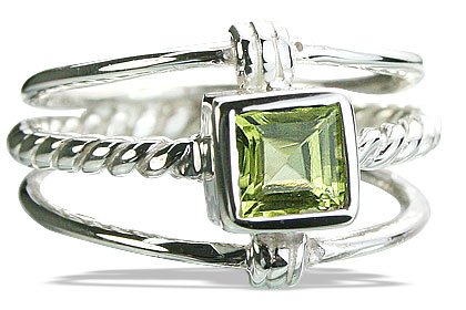 SKU 14252 - a Peridot rings Jewelry Design image