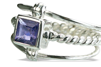SKU 14259 - a Iolite rings Jewelry Design image