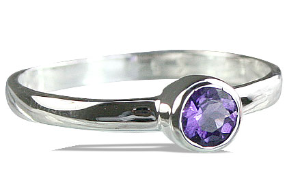 SKU 14265 - a Amethyst rings Jewelry Design image