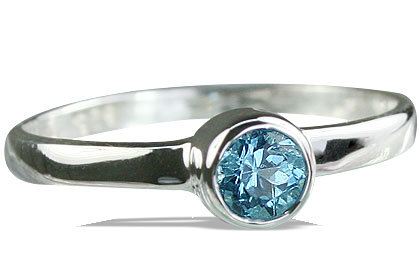 SKU 14267 - a Blue topaz rings Jewelry Design image