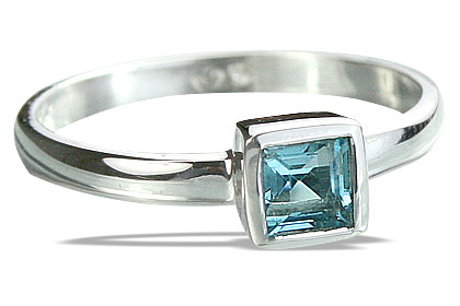 SKU 14271 - a Blue topaz rings Jewelry Design image