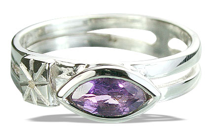 SKU 14282 - a Amethyst rings Jewelry Design image