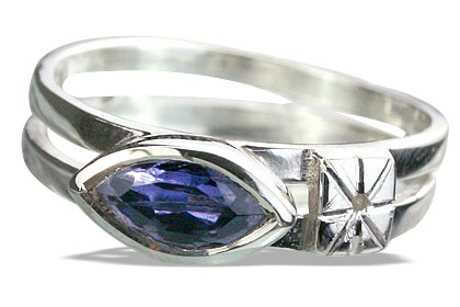 SKU 14284 - a Iolite rings Jewelry Design image