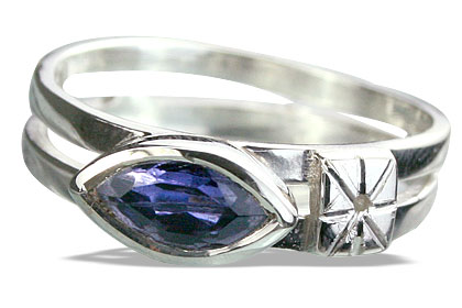 SKU 14284 - a Iolite rings Jewelry Design image