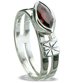 SKU 14286 - a Garnet rings Jewelry Design image