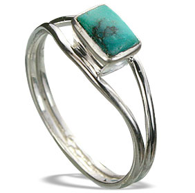 SKU 14293 - a Turquoise rings Jewelry Design image