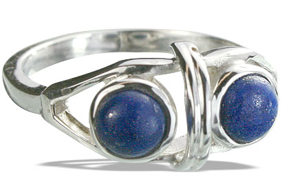 SKU 14305 - a Lapis lazuli rings Jewelry Design image