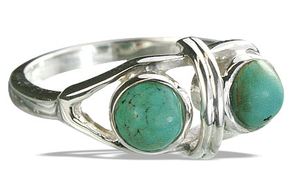 SKU 14306 - a Turquoise rings Jewelry Design image
