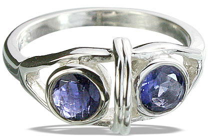 SKU 14307 - a Iolite rings Jewelry Design image
