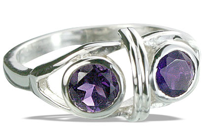 SKU 14309 - a Amethyst rings Jewelry Design image