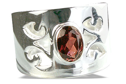 SKU 14316 - a Garnet rings Jewelry Design image